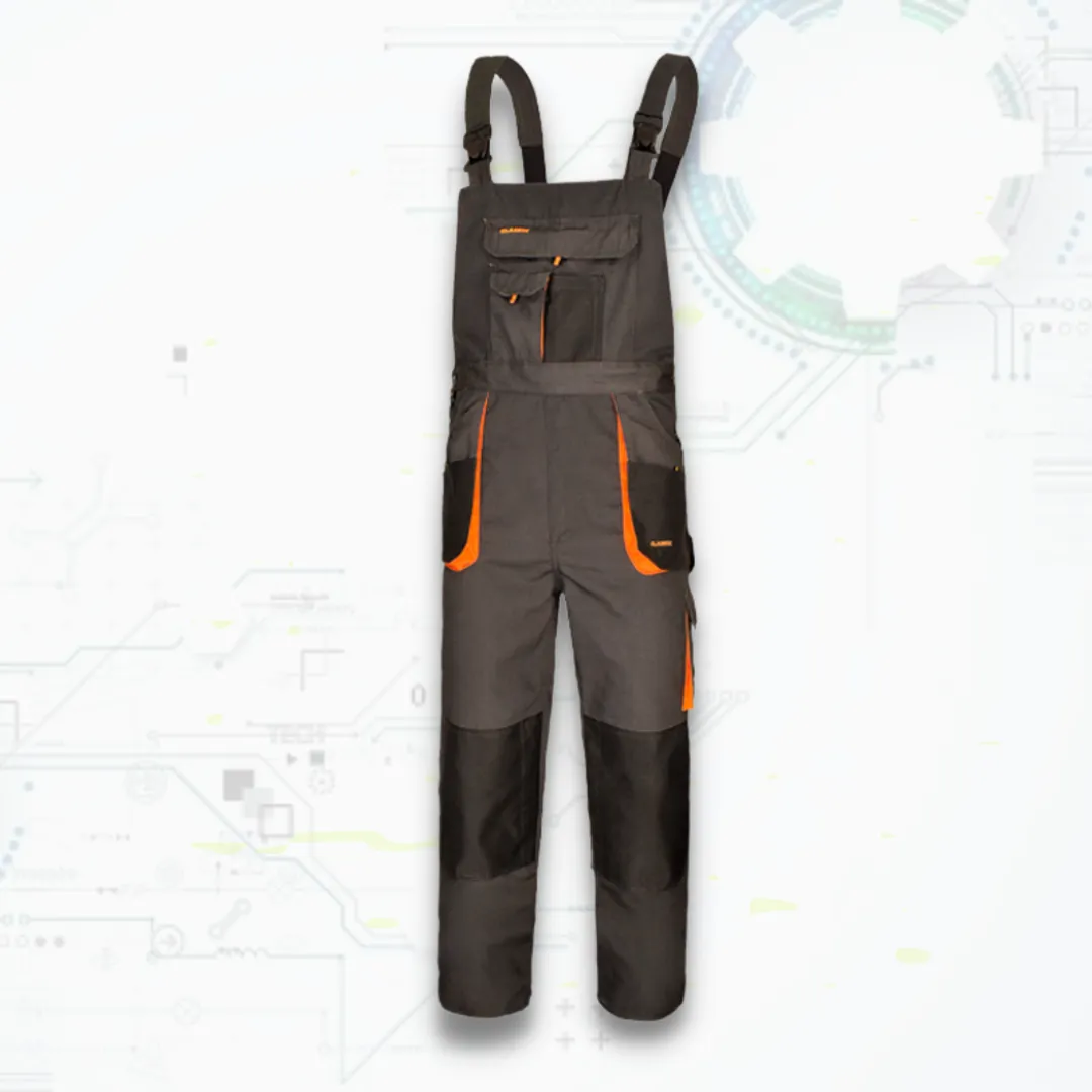 Classic Orange ORG Montérkové pracovné nohavice na traky (D111)