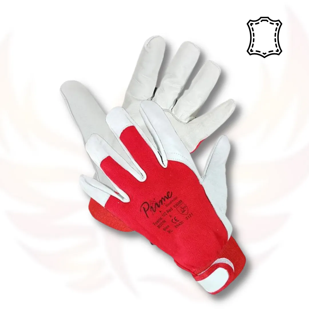 Foenix 102 RED Pracovné rukavice mechanik (červená)