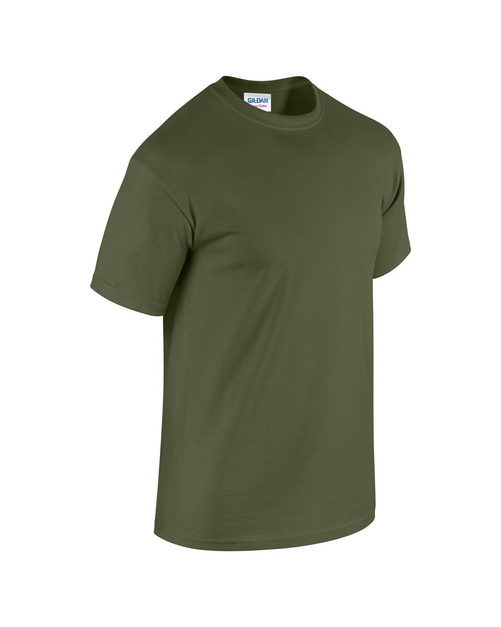 Gildan 5000 Military Green Pracovné Tričko z krátkym rukávom (D216)
