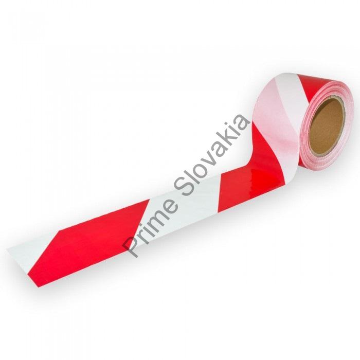 Výstrážná lepiacá páska TRED 200 Red +White, 200 m