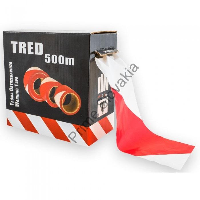 Výstražná páska TRED 500 BOX Red+White, 500 m