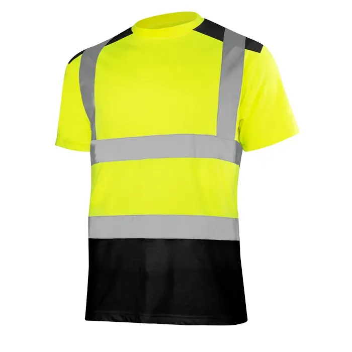  T-Shirt REF2 Yellow / Black - Pracovné Tričko z krátkym rukávom