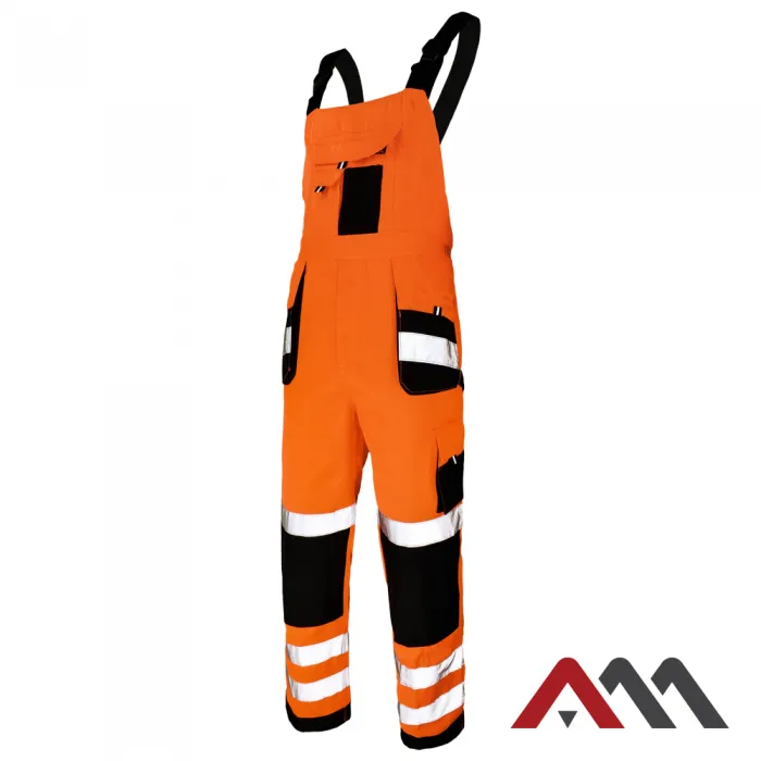 Flash Orange Montérkové nohavice na traky ORG (oranžová)