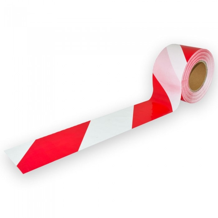 Výstrážná lepiacá páska TRED 500 Red +White, 500 m